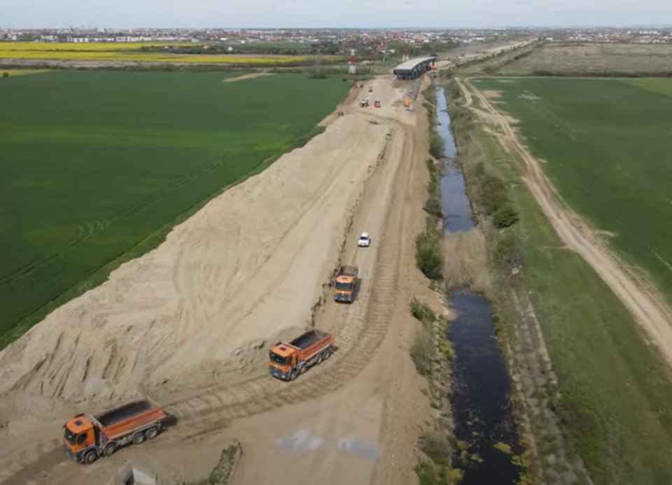 Imagini dezvăluie probabilitatea finalizării centurii Timișoara-Sud până în vară – VIDEO.