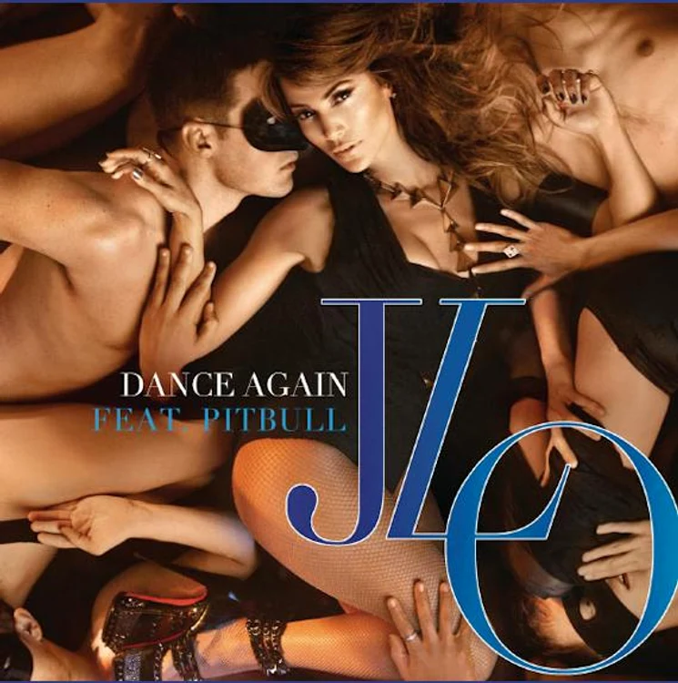 
    Coperta single-ului "Dance Again" - Jennifer Lopez feat. Pitbull.  