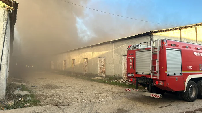 Scena de la incendiu