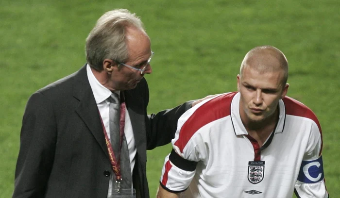 Sven-Göran Eriksson l-a antrenat pe David Beckham la naționala Angliei (FOTO: Getty Images)
