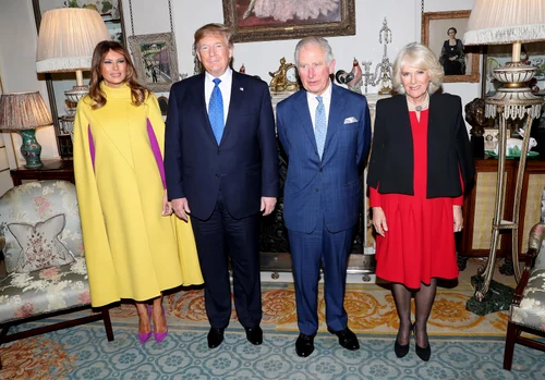 Melania și Donald Trump, Regele Charles şi Regina Camilla. FOTO: Profimedia