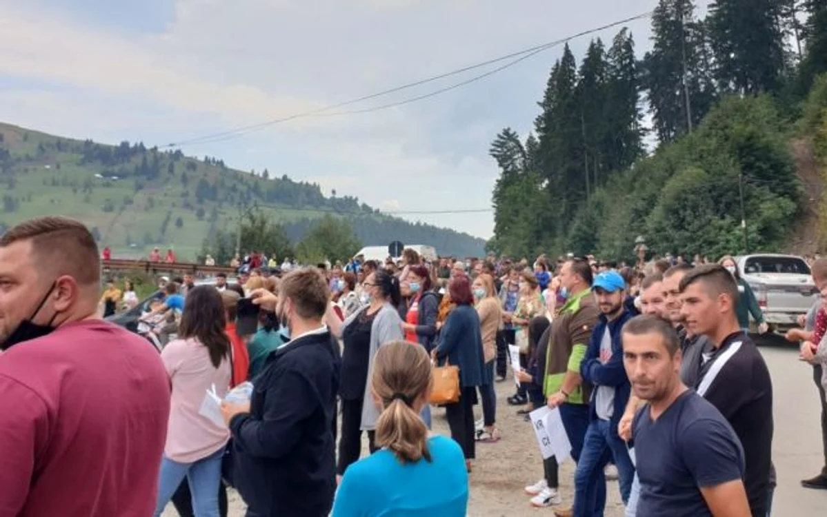 Acţiunea de protest nu a degenerat FOTO Facebook