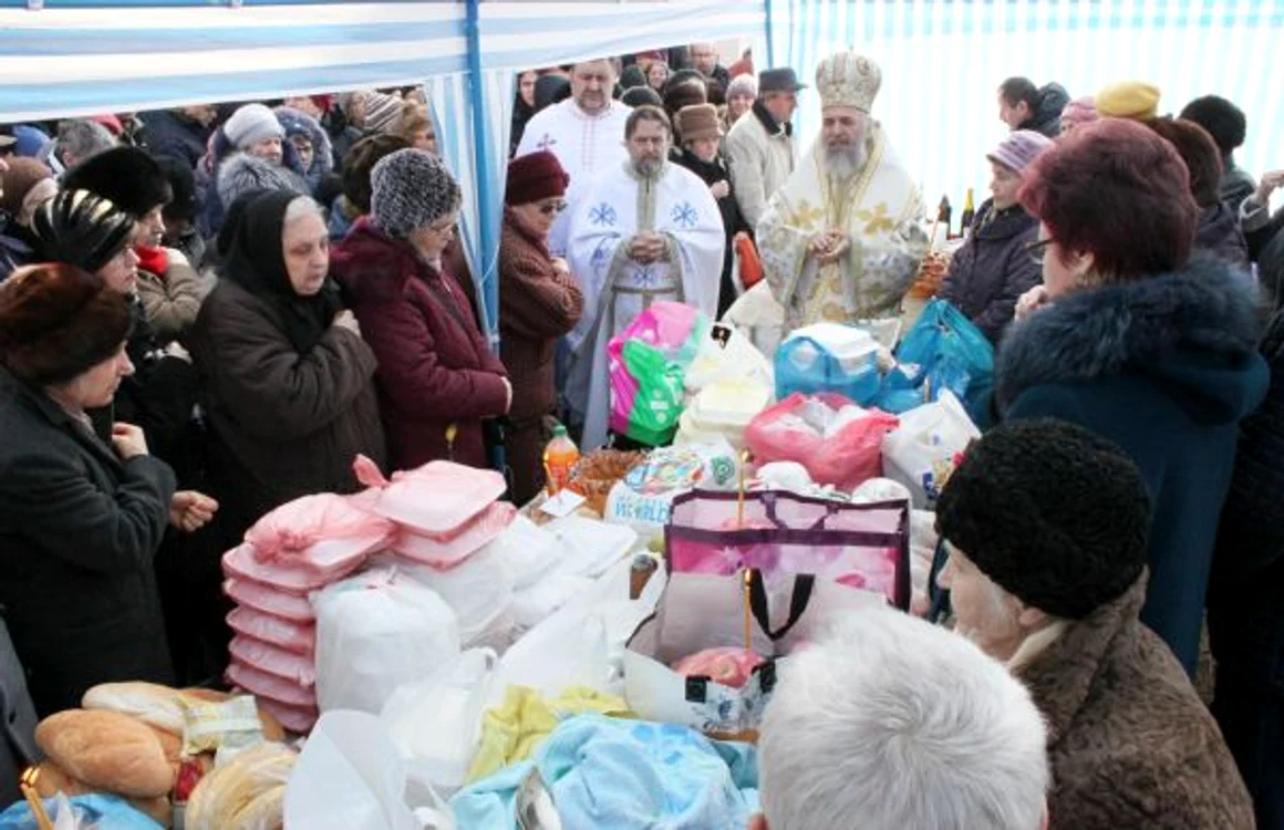 Imagine de la evenimentul de la Biserica Sfântul Haralambie FOTO Daniel Lare