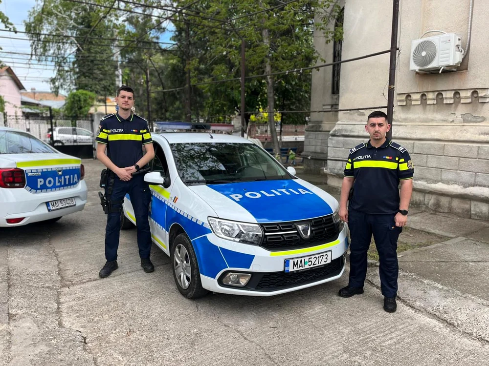Polițiștii salvatori, lăudați de capii Poliției. SURSA Poliția Română