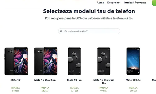 Aşa arată una dintre secţiunile platformei online jpeg