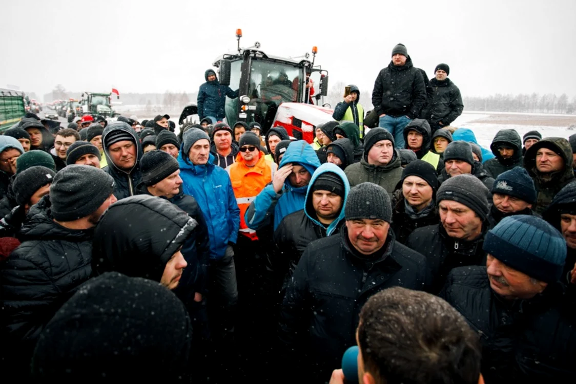 Agricultorii polonezi protestează la granița cu Ucraina