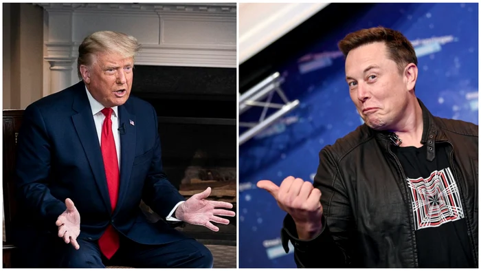 Donald Trump și Elon Musk. Foto: colaj Click