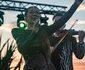 Vlăduța Lupău a cântat călare pe un armăsar la Porumbacu de Jos foto: Simona Lupu