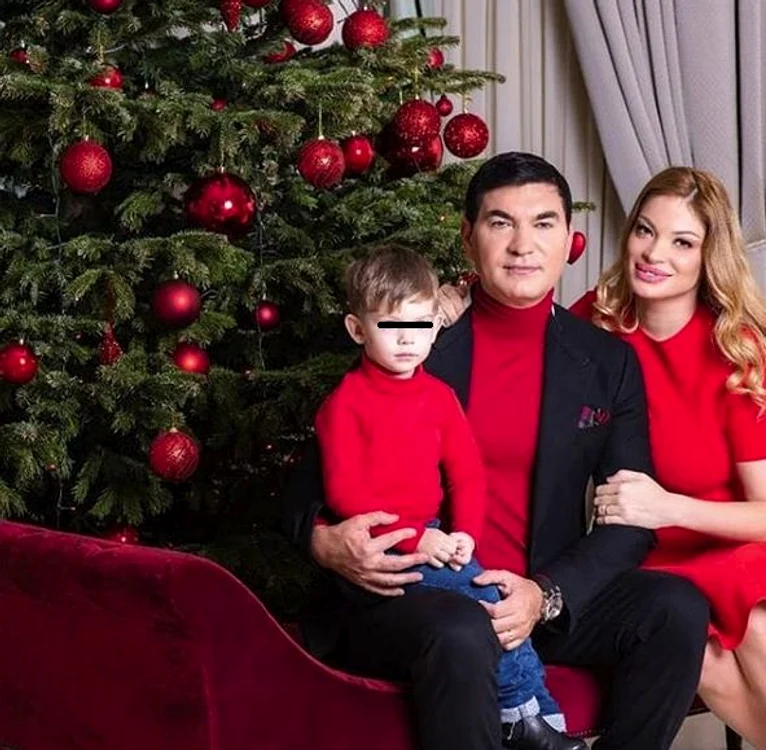 Valentina Pelinel, Cristi Borcea și fiul lor, tablou de familie 
