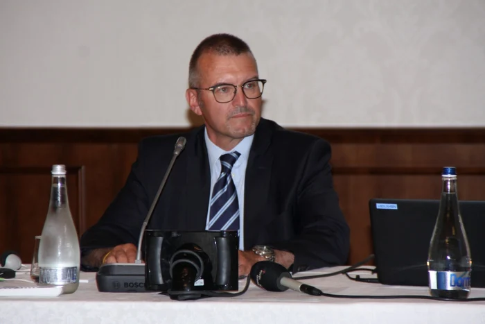 Ralf Sigmann, managerul Leoni Europa, a vorbit despre demisiile „forţate” de la Bistriţa şi despre grevele care ar fi dus la sancţionare a peste 2.000 de angajaţi FOTO: Bianca Sara