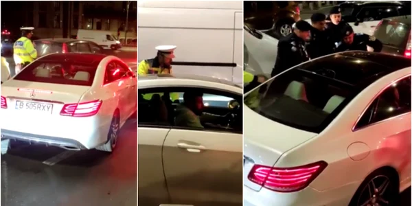 Șofer fuge de Poliție în sectorul 4 Bucuresti FOTO captură video 
