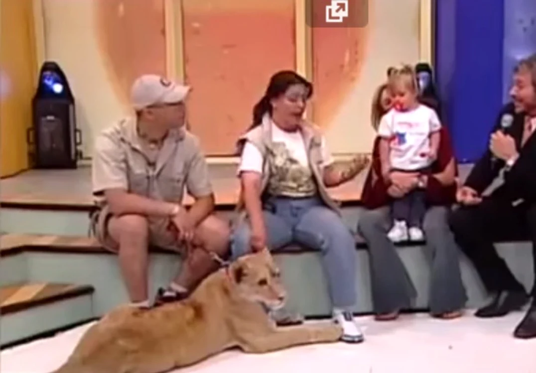 
    Copilul a fost atacat de leu chiar în timpul unei emisiuni în directFoto captură foto/Youtube  
