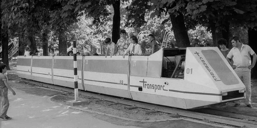 Trenulețul nostalgiei din Parcul Copiilor FOTO Forum/Ratt