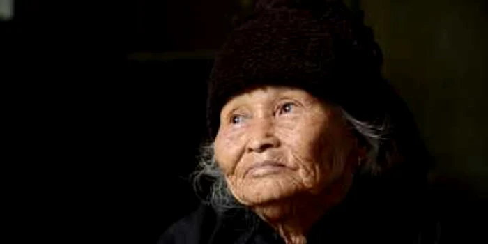 Xu Yuhe are 104 ani şi este face parte din populaţia centenară din sudul Chinei FOTO Afp