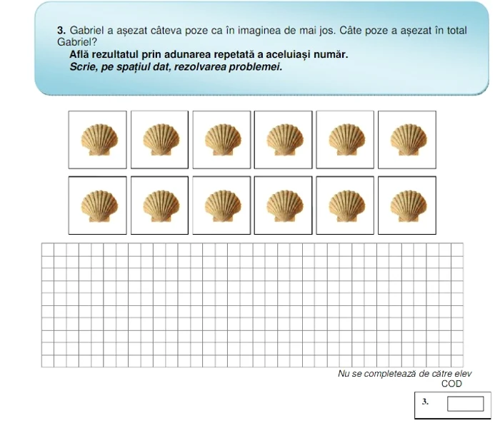 1Subiecte la proba de Matematică pentru clasa a II-aFOTO: adevarul.ro