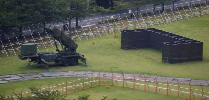 Baterie cu interceptori PAC-3 mobilizată în vestul Japoniei FOTO Japan Times