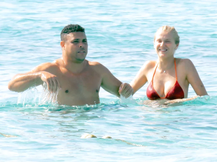 Ronaldo şi Celina  s-au bălăcit la Ibiza 