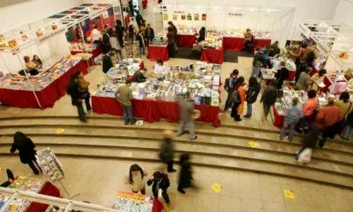 Ingo Schulze, Kirsten Boie, Joseph Winkler şi Cătălin Dorian Florescu, la Bookfest 2013 jpeg