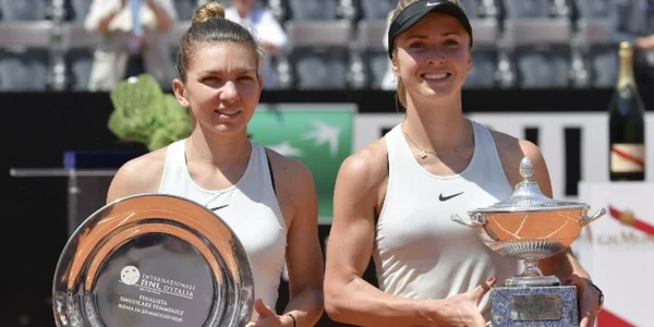 Simona Halep si Elina Svitolina FOTO AFP 