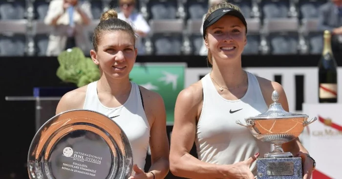 Simona HAlep şi Elina Svitolina