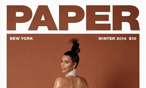 Kim apare pe coperta pentru ediţia de iarnă a revistei jpeg