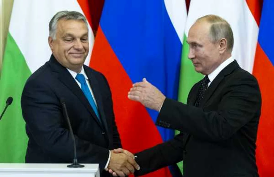 Strângere de mână între Viktor Orban (stânga) şi Vladimir Putin FOTO EPA-EFE