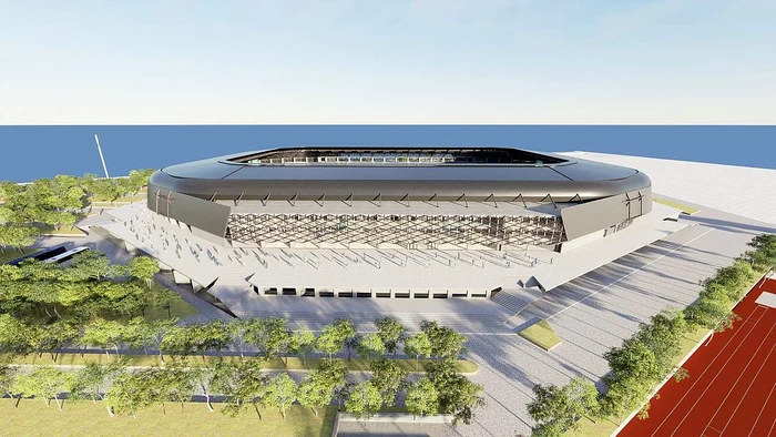 Macheta unui stadion
