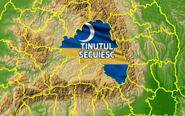 Proiectul statutului Ţinutului secuiesc prevede că judeţele Mureş