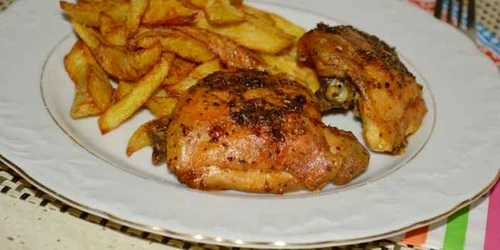 pui cartofi prajiti foto farfuridi.ro