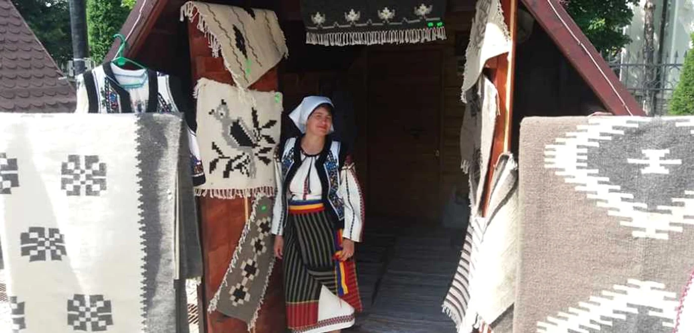 Maria Ivănuşcă la târgul din Iaşi FOTO Facebook Familia Ivănuşcă