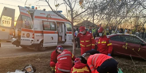 slobozia accident la facaeni FOTO ISU Ialomita