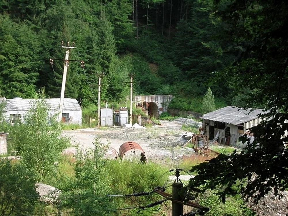 Fosta mină de la Herja în 2007. Sursa: Mineralienatlas