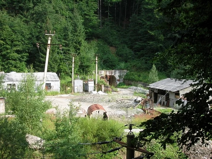 Fosta mină de la Herja în 2007. Sursa: Mineralienatlas