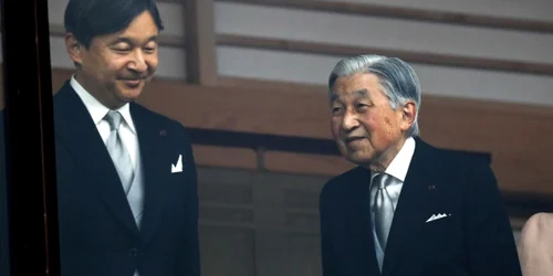 Naruhito (stanga) - succesorul la tron al lui Akihito (dreapta) FOTO EPA-EFE