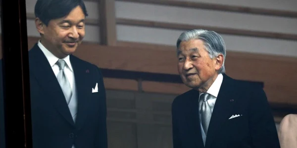 Naruhito (stanga) - succesorul la tron al lui Akihito (dreapta) FOTO EPA-EFE