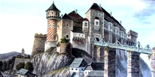 castelul corvinilor gravura