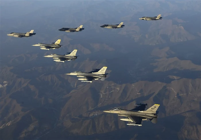 Coreea de Sud și SUA au efectuat exerciții militare comune pe 18 noiembrie FOTO SOUTH KOREAN DEFENSE
