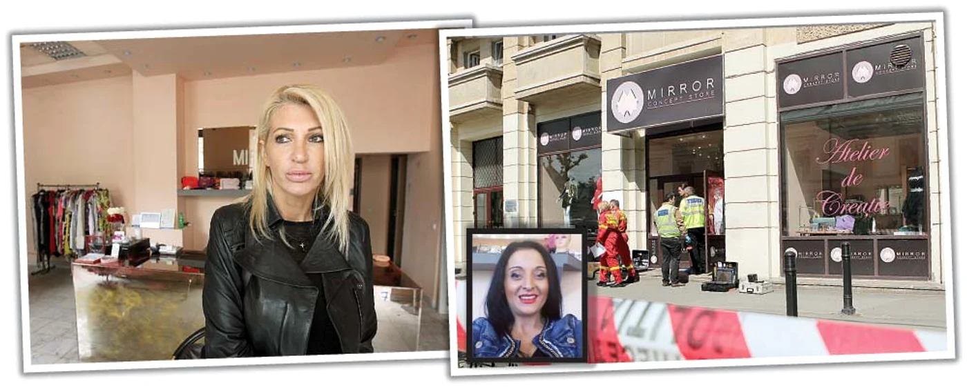 În magazinul de pe Calea Victoriei, vânzătoarea Alinei Petre a fost ucisă