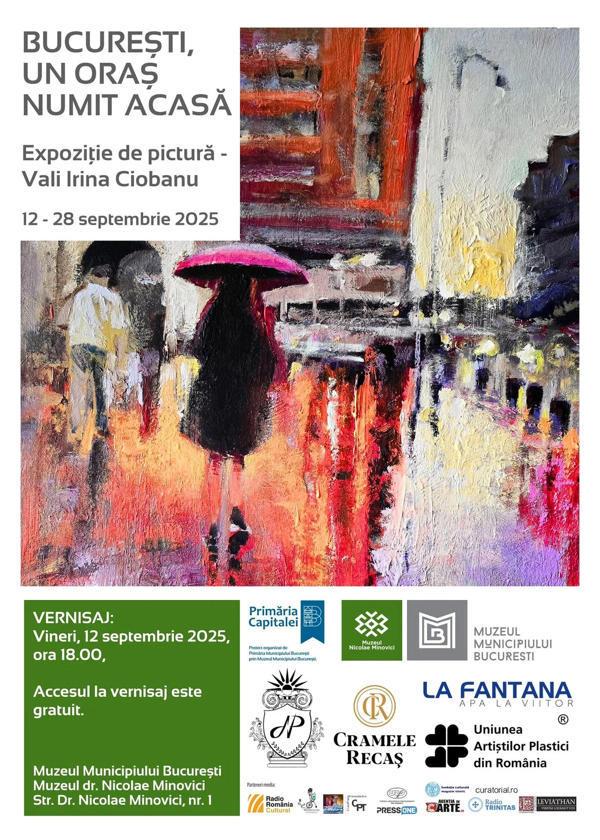 „București, un oraș numit acasă”, o nouă expoziție la Muzeul Nicolae Minovici
