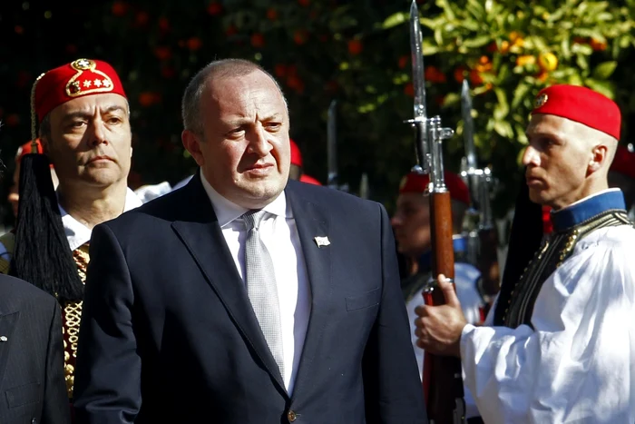 Preşedintele georgian Ghiorghi Margvelaşvili FOTO EPA-EFE