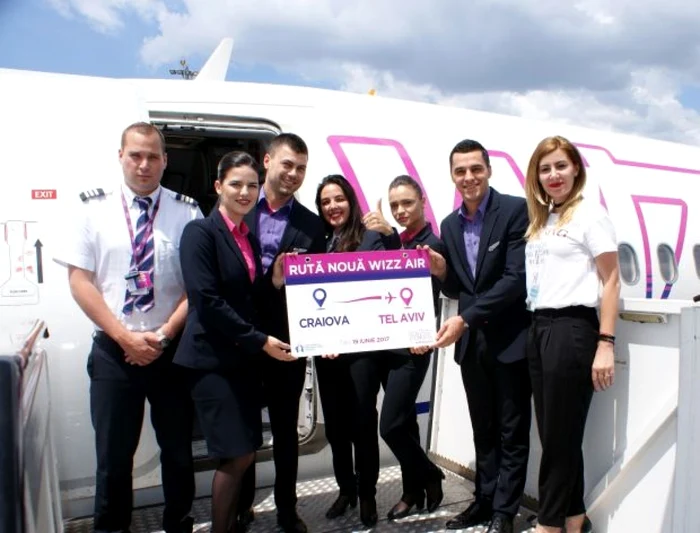 Compania Wizz Air a lansat pe 19 iunie o nouă rută, din Craiova spre Tel Aviv