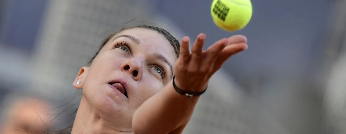 Simona Halep joacă finala Madrid cu  Kiki Bertens FOTO AFP  Javier Soriano