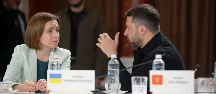 Președinta Maia Sandu alături de Volodimir Zelenski la un summit desfășurat la Odesa în iunie