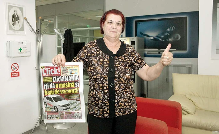 
    Roza Grigoraş a câştigat 300 de lei la Click!MANIAFoto: Click!  