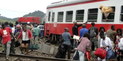 Tren deraiat in Camerun FOTO Stringer/AFP