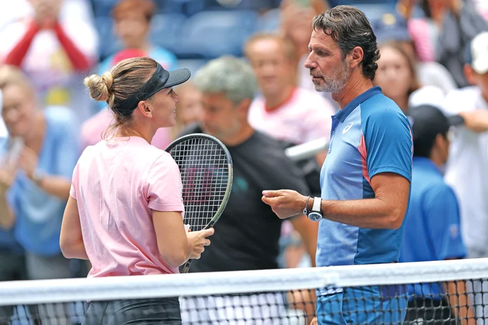 Colaborarea  cu Mouratoglou  a început la  7 aprilie