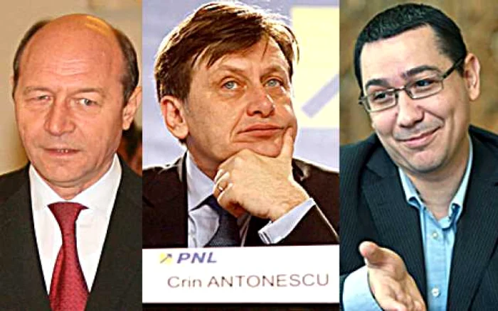 Traian Băsescu, Crin Antonescu şi Victor Ponta