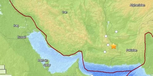 Cutremur Iran FOTO USGS