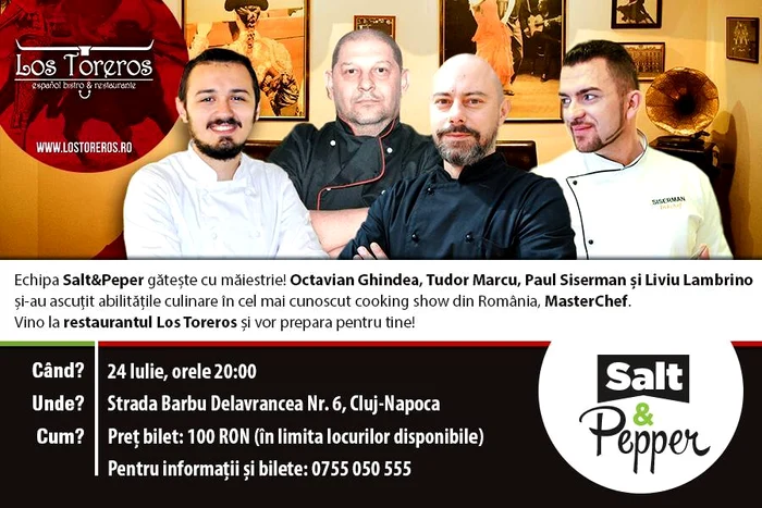 Evenimentul de la Cluj s-a bucurat de succes, aşa că cei patru au decis să mai organizeze o degustare