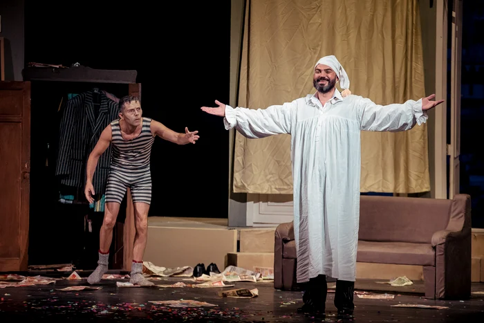 Marius Tămășanu și Alexandru Aghenie. Foto Andrei Grigore / Opera Națională București